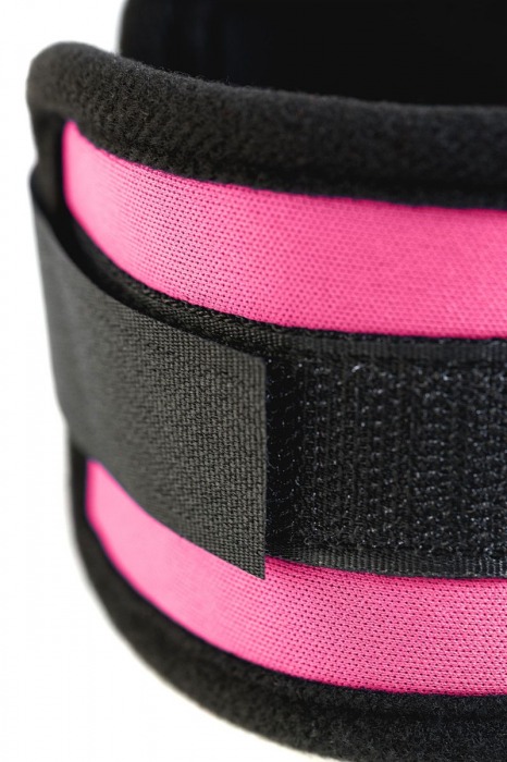 Оковы на ноги из неопрена розового цвета - ToyFa - купить с доставкой в Мытищах