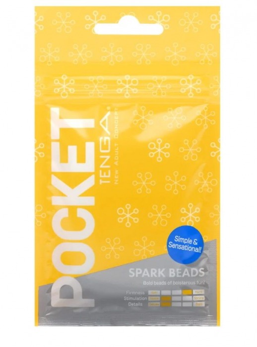 Карманный мастурбатор Spark Beads - Tenga - в Мытищах купить с доставкой