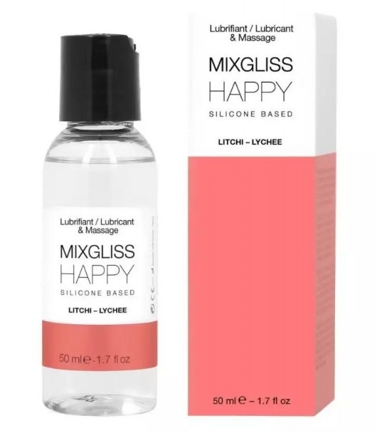 Смазка на силиконовой основе Mixgliss Happy - 50 мл. - Mixgliss - купить с доставкой в Мытищах