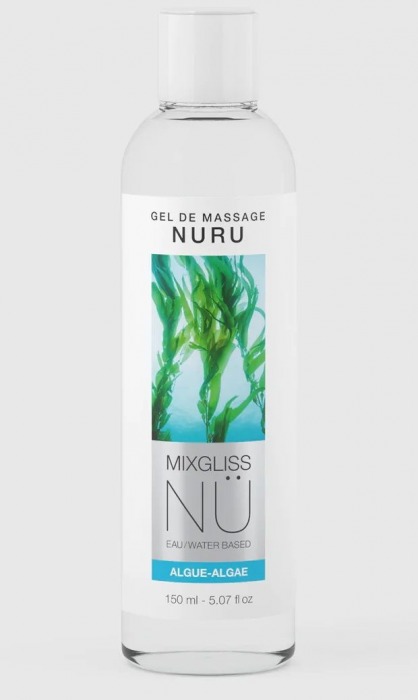 Массажный гель на водной основе Mixgliss NU Algae - 150 мл. - Mixgliss - купить с доставкой в Мытищах