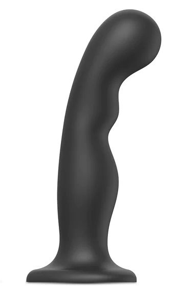 Черная насадка Strap-On-Me Dildo Plug P G size XXL - Strap-on-me - купить с доставкой в Мытищах