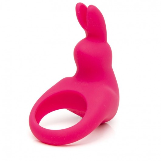 Розовое эрекционное виброкольцо Happy Rabbit Rechargeable Rabbit Cock Ring - Happy Rabbit - в Мытищах купить с доставкой
