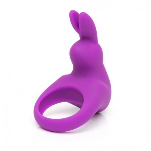 Фиолетовое эрекционное виброкольцо Happy Rabbit Rechargeable Rabbit Cock Ring - Happy Rabbit - в Мытищах купить с доставкой