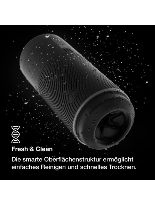 Черный мастурбатор с контролем всасывания Arcwave Pow Stroker - Arcwave - в Мытищах купить с доставкой