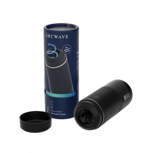 Черный мастурбатор с контролем всасывания Arcwave Pow Stroker - Arcwave - в Мытищах купить с доставкой