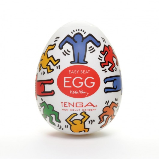 Мастурбатор-яйцо Keith Haring EGG DANCE - Tenga - в Мытищах купить с доставкой