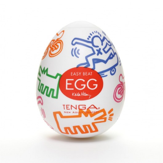 Мастурбатор-яйцо Keith Haring EGG STREET - Tenga - в Мытищах купить с доставкой