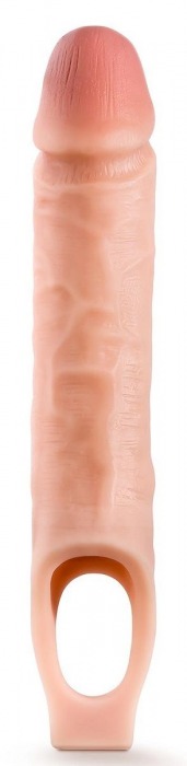 Телесная насадка на пенис 10 Inch Cock Sheath Extender - 25 см. - Blush Novelties - в Мытищах купить с доставкой