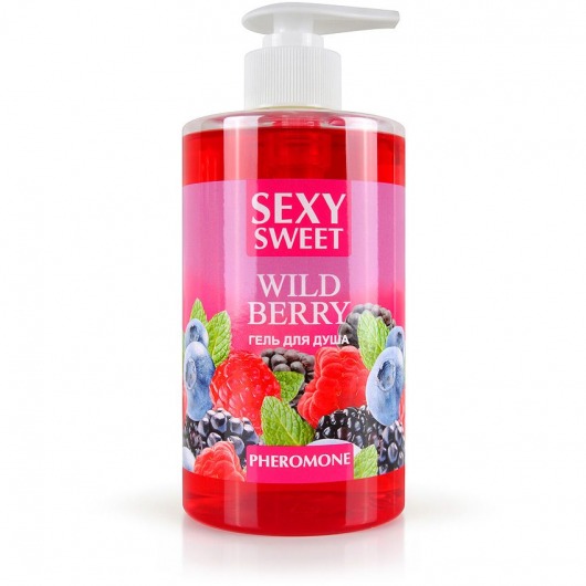 Гель для душа Sexy Sweet Wild Berry с ароматом лесных ягод и феромонами - 430 мл. -  - Магазин феромонов в Мытищах