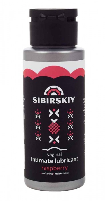Интимный лубрикант на водной основе SIBIRSKIY с ароматом лесной малины - 100 мл. - Sibirskiy - купить с доставкой в Мытищах