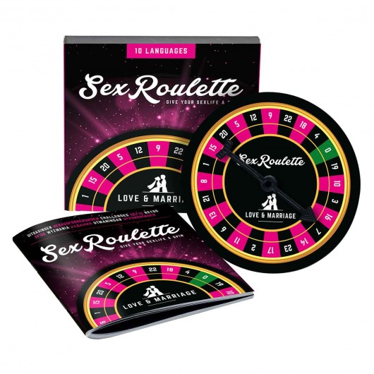 Настольная игра-рулетка Sex Roulette Love   Marriage - Tease&Please - купить с доставкой в Мытищах