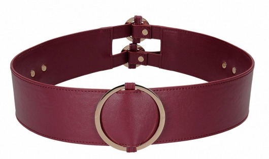 Бордовый ремень Halo Waist Belt - размер L-XL - Shots Media BV - купить с доставкой в Мытищах