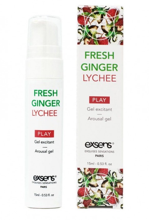 Возбуждающий гель Fresh Ginger Lychee Arousal Gel - 15 мл. - Exsens - купить с доставкой в Мытищах