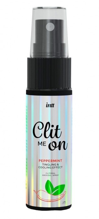 Клиторальный возбуждающий спрей Clit Me On Peppermint - 12 мл. - INTT - купить с доставкой в Мытищах