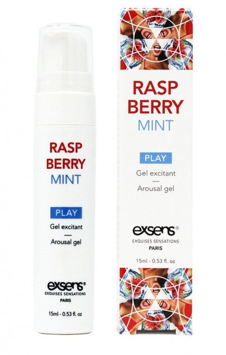 Возбуждающий гель Raspberry Mint с ароматом малины и мяты - 15 мл. - Exsens - купить с доставкой в Мытищах