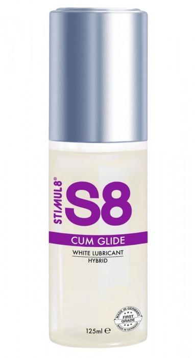 Гибридный лубрикант S8 Hybrid Cum Glide с консистенцией спермы - 125 мл. - Stimul8 - купить с доставкой в Мытищах