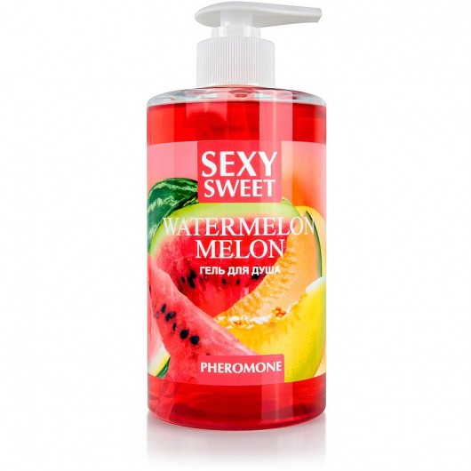 Гель для душа Sexy Sweet Watermelon Melon с ароматом арбуза, дыни и феромонами - 430 мл. -  - Магазин феромонов в Мытищах