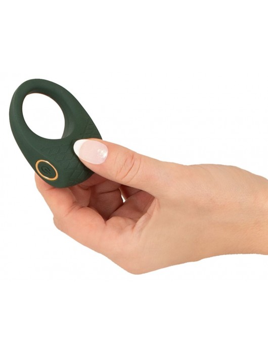 Зеленое эрекционное виброкольцо Luxurious Vibro Cock Ring - Orion - в Мытищах купить с доставкой