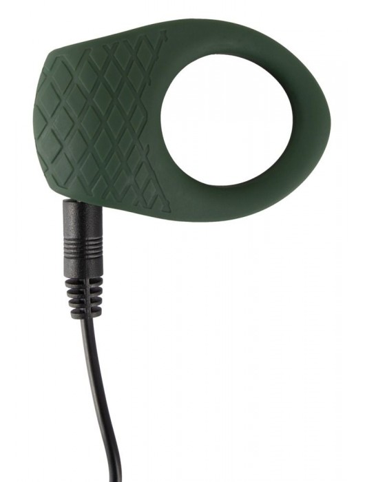 Зеленое эрекционное виброкольцо Luxurious Vibro Cock Ring - Orion - в Мытищах купить с доставкой