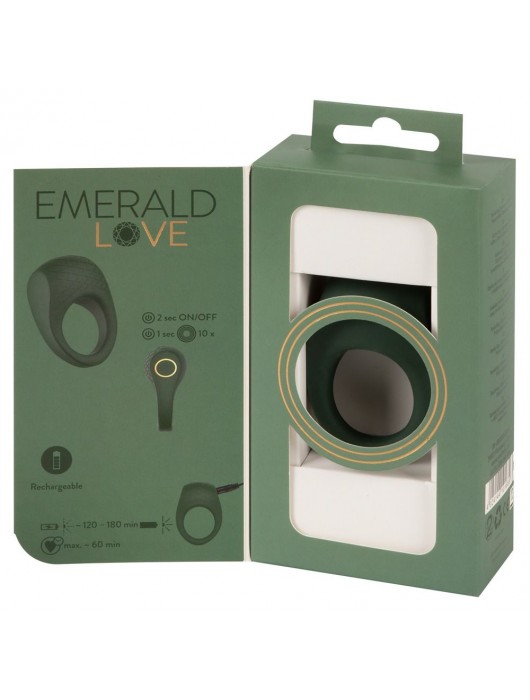 Зеленое эрекционное виброкольцо Luxurious Vibro Cock Ring - Orion - в Мытищах купить с доставкой