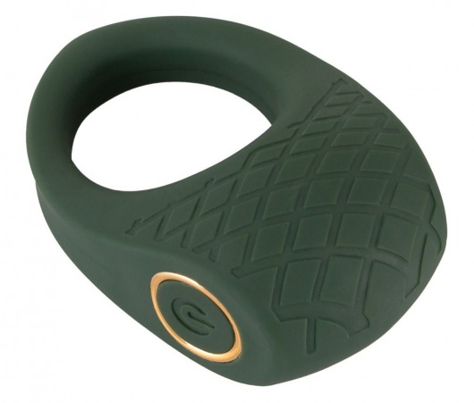 Зеленое эрекционное виброкольцо Luxurious Vibro Cock Ring - Orion - в Мытищах купить с доставкой
