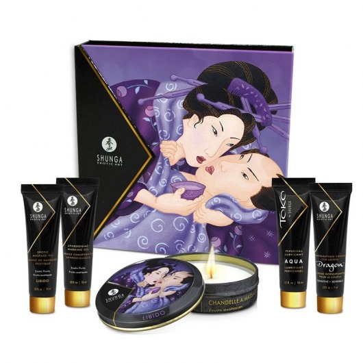 Подарочный набор Geishas secret из 5 предметов - Shunga - купить с доставкой в Мытищах