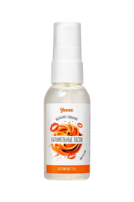 Съедобная гель-смазка Yovee «Карамельные ласки» с Д-пантенолом и вкусом Dulce de Leche - 50 мл. - ToyFa - купить с доставкой в Мытищах