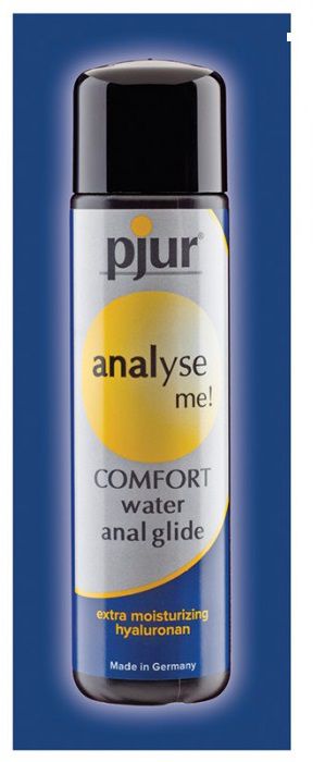 Анальный лубрикант pjur ANALYSE ME Comfort Water Anal Glide - 2 мл. - Pjur - купить с доставкой в Мытищах