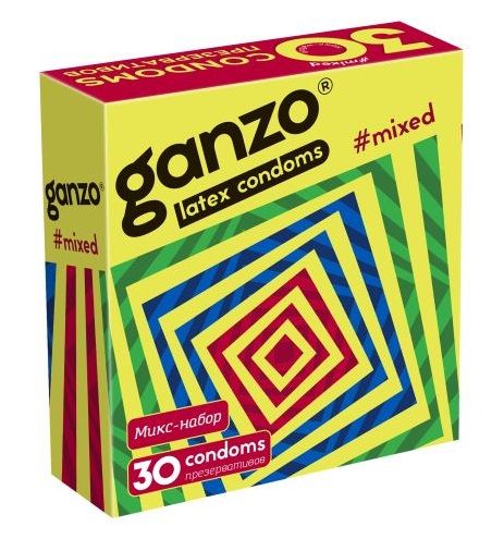 Микс-набор из 30 презервативов Ganzo Mixed - Ganzo - купить с доставкой в Мытищах