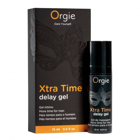 Продлевающий гель Orgie Xtra Time Delay Gel - 15 мл. - ORGIE - купить с доставкой в Мытищах