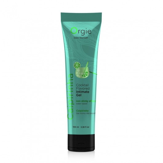 Съедобный интимный гель Orgie Lube Tube Cocktail Caipirinha - 100 мл. - ORGIE - купить с доставкой в Мытищах