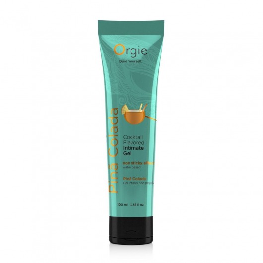 Съедобный интимный гель Orgie Lube Tube Cocktail Pina Colada - 100 мл. - ORGIE - купить с доставкой в Мытищах