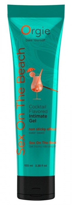 Съедобный интимный гель Orgie Lube Tube Cocktail Sex On The Beach - 100 мл. - ORGIE - купить с доставкой в Мытищах