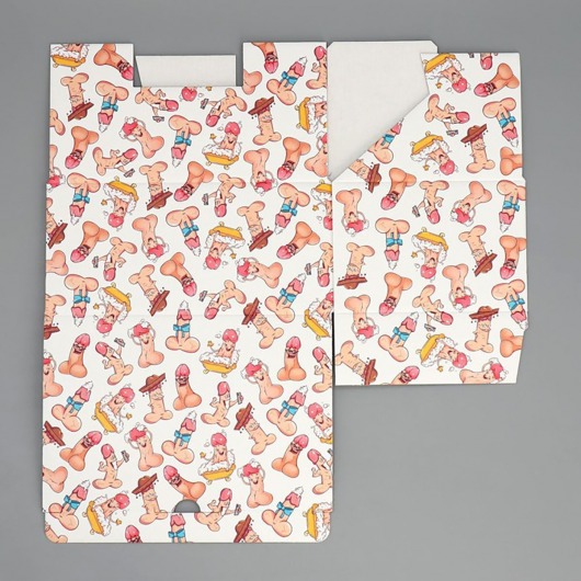 Сборная подарочная коробка «Веселые джентельмены» -  22 х 15 х 10 см. - Сима-Ленд - купить с доставкой в Мытищах