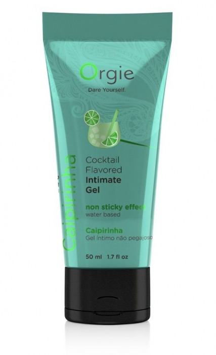 Съедобный интимный гель Orgie Lube Tube Cocktail Caipirinha - 50 мл. - ORGIE - купить с доставкой в Мытищах