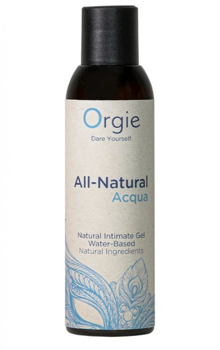 Интимный гель на водной основе Orgie All-Natural Acqua - 150 мл. - ORGIE - купить с доставкой в Мытищах