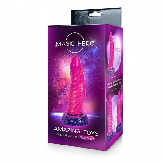 Розовый фантазийный фаллоимитатор - 17,5 см. - Bior toys