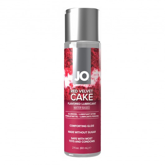 Лубрикант на водной основе JO H2O Red Velvet Cake Flavored Lubricant - 60 мл. - System JO - купить с доставкой в Мытищах