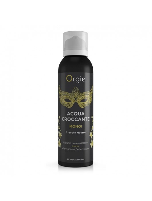 Хрустящая пенка для массажа Orgie Acqua Croccante Monoi с ароматом моной - 150 мл. - ORGIE - купить с доставкой в Мытищах