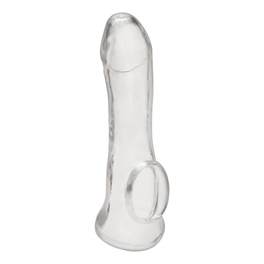 Прозрачная насадка на пенис Transparent Penis Enhancing Sleeve Extension - 15,9 см. - BlueLine - в Мытищах купить с доставкой