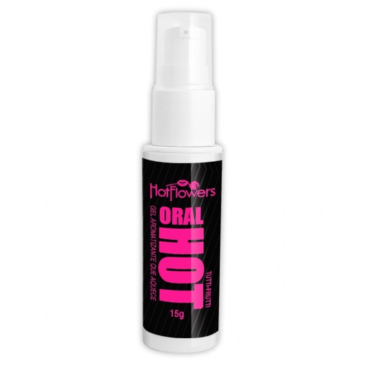 Гель для оральных ласк Oral Hot с согревающим эффектом - 15 гр. - HotFlowers - купить с доставкой в Мытищах