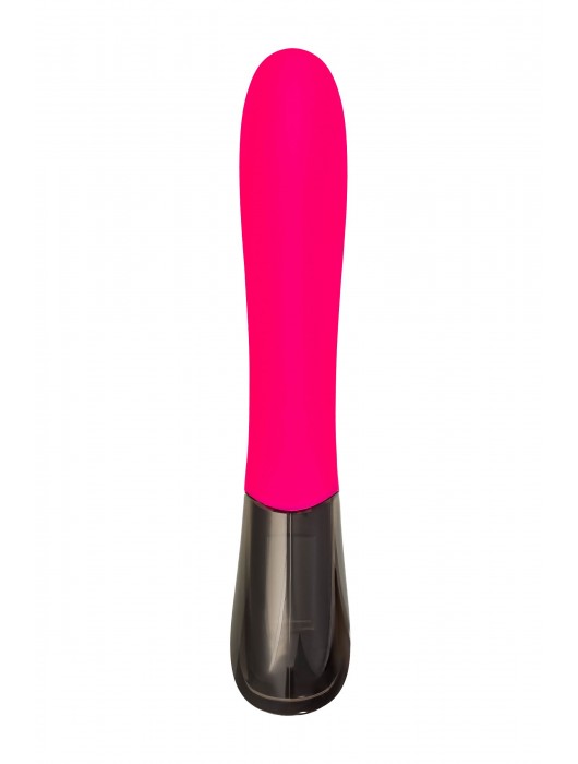Ярко-розовый вибратор Mecawn - 20,5 см. - ToyFa