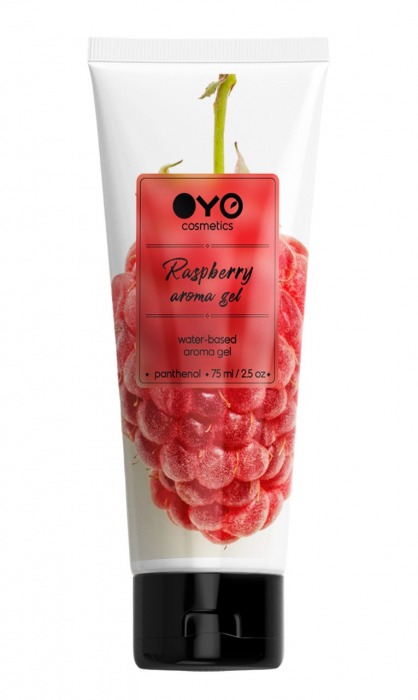 Лубрикант на водной основе OYO Aroma Gel Raspberry с ароматом малины - 75 мл. - OYO - купить с доставкой в Мытищах