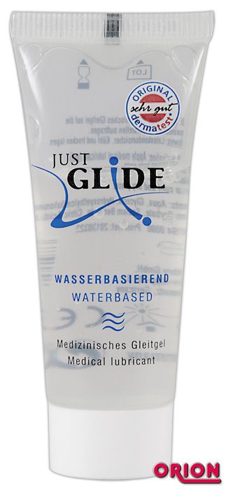 Вагинальная смазка на водной основе JUSTGLIDE - 20 мл. - Orion - купить с доставкой в Мытищах