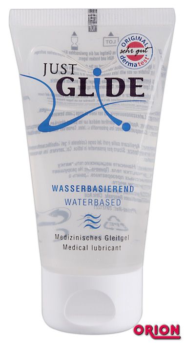 Вагинальная смазка на водной основе JUSTGLIDE - 50 мл. - Orion - купить с доставкой в Мытищах
