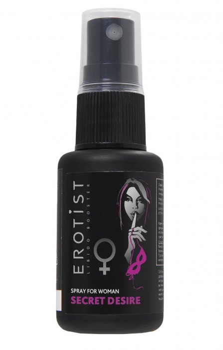 Возбуждающий спрей для женщин Erotist Secret Desire - 30 мл. - Erotist Libido Booster - купить с доставкой в Мытищах