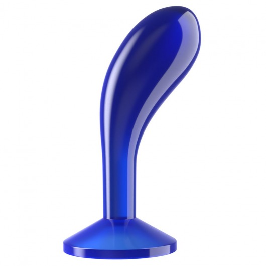 Синяя анальная втулка Flawless Clear Prostate Plug 6.0 - 15 см. - Lovetoy - в Мытищах купить с доставкой