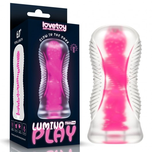 Светящийся в темноте мастурбатор 6.0 Lumino Play Masturbator - Lovetoy - в Мытищах купить с доставкой