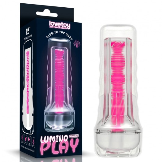 Светящийся в темноте мастурбатор 8.5 Lumino Play Masturbator - Lovetoy - в Мытищах купить с доставкой
