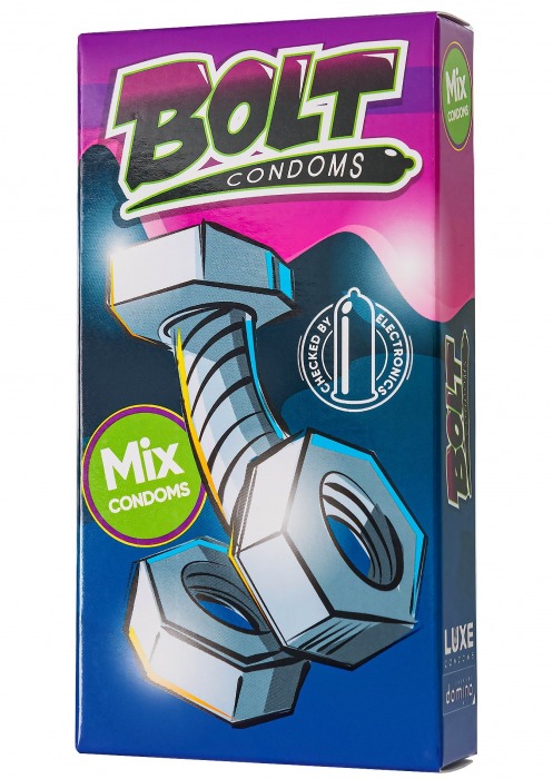 Набор презервативов Bolt Condoms - Luxe - купить с доставкой в Мытищах